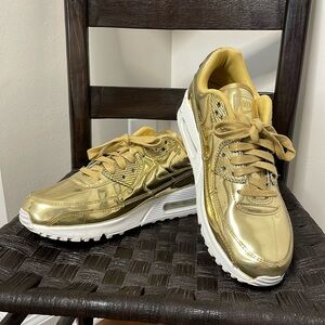 Limited edition Nike Air Max gold